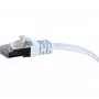 EXERTIS CONNECT litteä U/FTP Cat.6 -verkkokaapeli, valkoinen, 3,0 m 845058