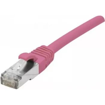 EXERTIS CONNECT Cat. 6 F/UTP PoE -halogeeniton verkkokaapeli, pinkki, 0,5 m, Snagless 854432