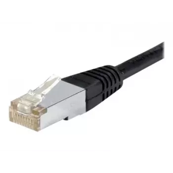 EXERTIS CONNECT Cat.6a F/UTP -verkkokaapeli, 1,5 m, musta, 10 Gbps, Slim Bend Protection 850015