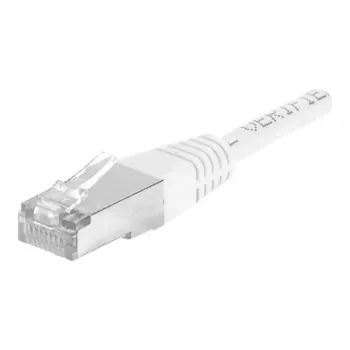 EXERTIS CONNECT Cat.6a F/UTP -verkkokaapeli, 10 m, musta, 10 Gbps, RJ45, ohut taittosuojaholkki 850020