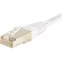 EXERTIS CONNECT Cat6 F/UTP -verkkokaapeli, 2 m, valkoinen, Slim Bend Protection 853813