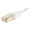 EXERTIS CONNECT Cat6 F/UTP -verkkokaapeli, 2 m, valkoinen, Slim Bend Protection 853813