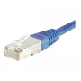 EXERTIS CONNECT Cat.5e F/UTP -verkkokaapeli, RJ45, sininen, 0,3 m 857111