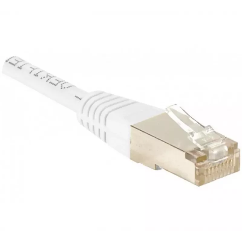 EXERTIS CONNECT Cat.6 F/UTP -verkkokaapeli, valkoinen, 15 m 853817