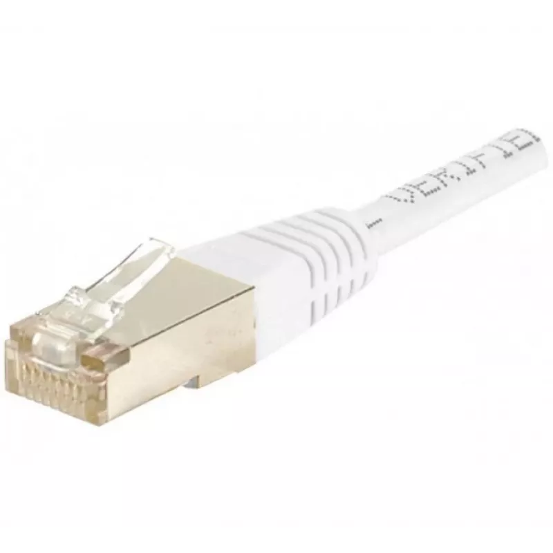 EXERTIS CONNECT Cat.6 F/UTP -verkkokaapeli, valkoinen, 20 m 853818