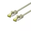 EXERTIS CONNECT Cat.6A S/FTP -verkkokaapeli, 90 m, harmaa, 10 Gbps, Slim Snagless Boot 857795