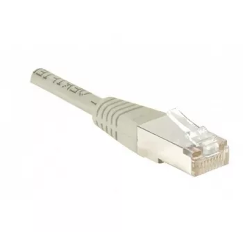 EXERTIS CONNECT Cat5e F/UTP -verkkokaapeli, harmaa, 0,15 m, Slim Snagless Boot 857800