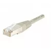 EXERTIS CONNECT Cat5e F/UTP -verkkokaapeli, harmaa, 0,15 m, Slim Snagless Boot 857800