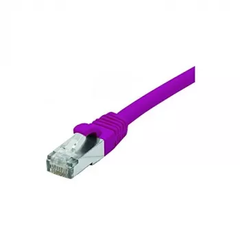 EXERTIS CONNECT Cat. 6 F/UTP -verkkokaapeli, 2 m, violetti, PoE, LSZH, Snagless 854412