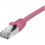 EXERTIS CONNECT S/FTP Cat 6A -verkkokaapeli, pinkki, 2,0 m, Slim Snagless RJ45 854378