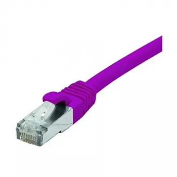EXERTIS CONNECT Cat. 6 F/UTP -verkkokaapeli, PoE, halogeeniton, violetti, 15,0 m lukituskielekkeen suojauksella 854416