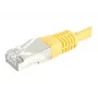 Exertis Connect 856831 Cat.6 S/FTP PiMF -kytkentäkaapeli, 0,5 m, keltainen, ohut taivutussuoja