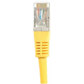 Exertis Connect 856831 Cat.6 S/FTP PiMF -kytkentäkaapeli, 0,5 m, keltainen, ohut taivutussuoja