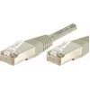 Exertis Connect 856810 Cat6 S/FTP -verkkokaapeli, 0,15 m, harmaa