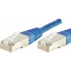 Exertis Connect 856832 Cat6 S/FTP -verkkokaapeli, 0,5 m, sininen