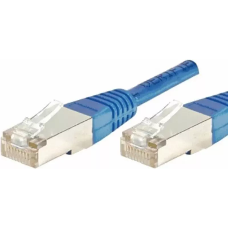Exertis Connect 856832 Cat6 S/FTP -verkkokaapeli, 0,5 m, sininen