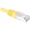 EXERTIS CONNECT Cat.6 S/FTP PiMF -verkkokaapeli, keltainen, 0,3 m, Slim Snagless Boot 856822