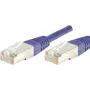 Exertis Connect 854450 Cat6 S/FTP -verkkokaapeli, violetti, 0,15 m