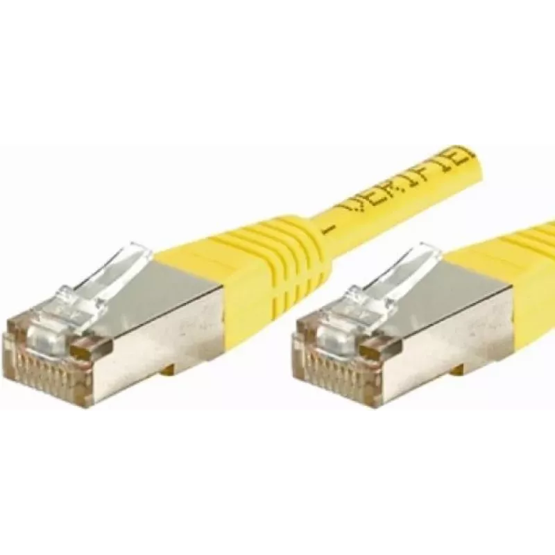 Exertis Connect Cat6 S/FTP -verkkokaapeli, 1 m, keltainen 856849