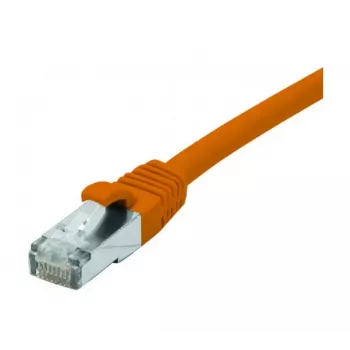EXERTIS CONNECT Cat.6 F/UTP -verkkokaapeli, PoE, halogeeniton, oranssi, 10,0 m, RJ45, Rastnasenschutz 854426