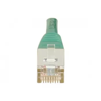 EXERTIS CONNECT Cat.6 F/UTP -verkkokaapeli, 1,5 m, vihreä, ohut snagless-läpivienti 857920