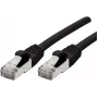 Exertis Connect 858484 Cat6a S/FTP -verkkokaapeli, 1 m, musta