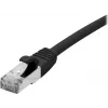 Exertis Connect 858484 Cat6a S/FTP -verkkokaapeli, 1 m, musta