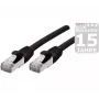 Exertis Connect 858493 Cat6a S/FTP verkkokaapeli, 25 m, musta