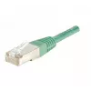 EXERTIS CONNECT Cat.5e F/UTP patchkaapeli, vihreä, 0,3 m, RJ45, Slim Snagless 857070