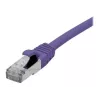 EXERTIS CONNECT Cat 6A S/FTP patchkaapeli, violetti, 0,15 m 858513