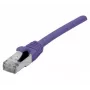 EXERTIS CONNECT Cat 6A S/FTP patchkaapeli, violetti, 3,0 m, Slim Snagless Boot 858519