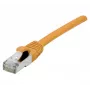 EXERTIS CONNECT S/FTP Cat 6A patchkaapeli, 15 m, oranssi, Slim Snagless 858539
