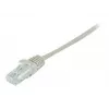 EXERTIS CONNECT Cat. 6A U/UTP kuparipatchkaapeli, harmaa, 0,5 m, PoE, Snagless 859450