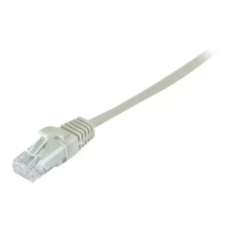 EXERTIS CONNECT Cat. 6A U/UTP kuparipatchkaapeli, harmaa, 0,5 m, PoE, Snagless 859450