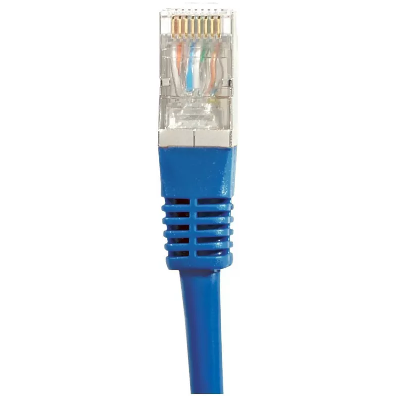 EXERTIS CONNECT Cat.6A S/FTP -verkkokaapeli, sininen, 0,5 m 858315
