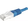 EXERTIS CONNECT Cat.6a F/UTP -verkkokaapeli, 3 m, sininen, 10 Gbps, Slim Bend Protection 859521