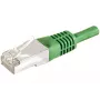EXERTIS CONNECT CAT 6a F/UTP -verkkokaapeli, 0,3 m, vihreä, 10 Gbps, Slim Snagless 859546