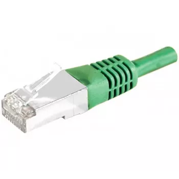 EXERTIS CONNECT Cat.6A S/FTP -verkkokaapeli, 1 m, vihreä 858346
