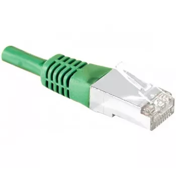 EXERTIS CONNECT Cat.6A S/FTP -verkkokaapeli, 1 m, vihreä 858346