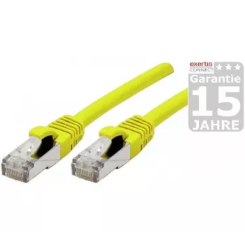 Exertis Connect 858420 Cat6a S/FTP -verkkokaapeli, 1 m, keltainen