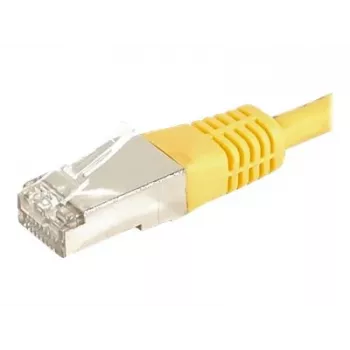 EXERTIS CONNECT Cat.6a F/UTP -verkkokaapeli, 1 m, keltainen, 10 Gbps 859563