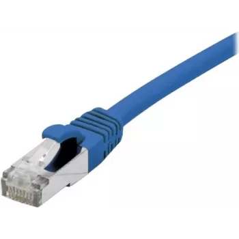 EXERTIS CONNECT Cat 6A S/FTP -verkkokaapeli, sininen, 1,0 m, Slim Snagless Boot 858452