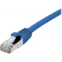 EXERTIS CONNECT Cat 6A S/FTP -verkkokaapeli, sininen, 1,0 m, Slim Snagless Boot 858452