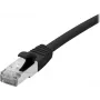 EXERTIS CONNECT Cat 6A S/FTP -verkkokaapeli, 0,15 m, musta 858481