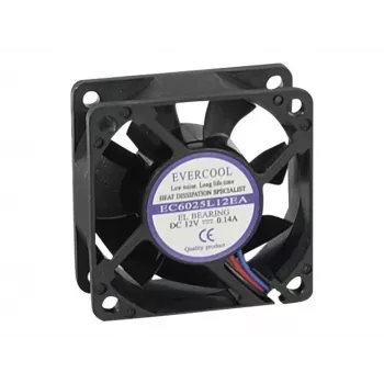 Exertis Connect Evercool 60 mm liukulaakeri-kotelotuuletin 910182