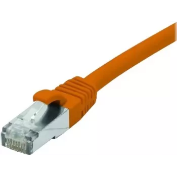 EXERTIS CONNECT 858530 Cat 6A S/FTP -kytkentäkaapeli, 0,3 m, oranssi, ohut suojus