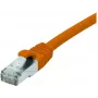 EXERTIS CONNECT 858530 Cat 6A S/FTP -kytkentäkaapeli, 0,3 m, oranssi, ohut suojus