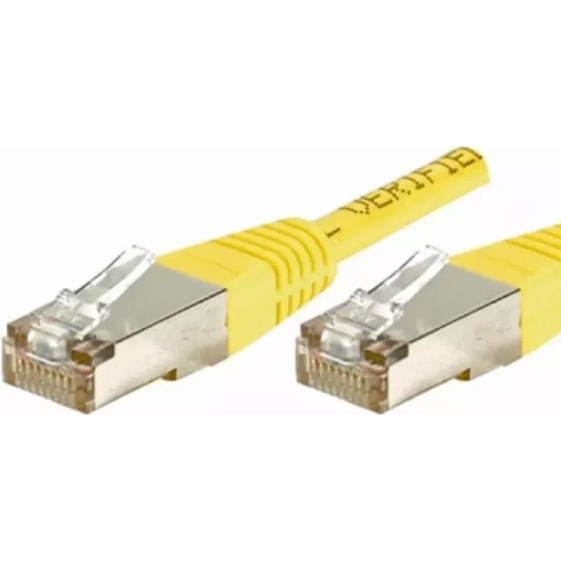 Exertis Connect Cat6 S/FTP Ethernet-verkkokaapeli, RJ45, keltainen, 3 m 856876