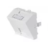 Dexlan etulevykehyksen insertti 45 x 45 mm 1 Keystone-moduulille, 30°, signaalivalkoinen RAL 9003 (911712)