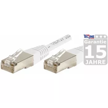 EXERTIS CONNECT Cat.6 S/FTP PiMF -verkkokaapeli, valkoinen, 3,0 m, Slim Snagless Boot 856878